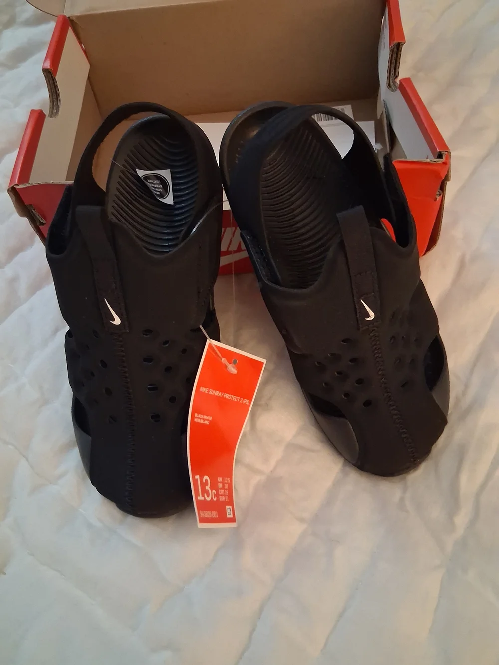 Nike Boy’s Black Sunray Protect Sandals
